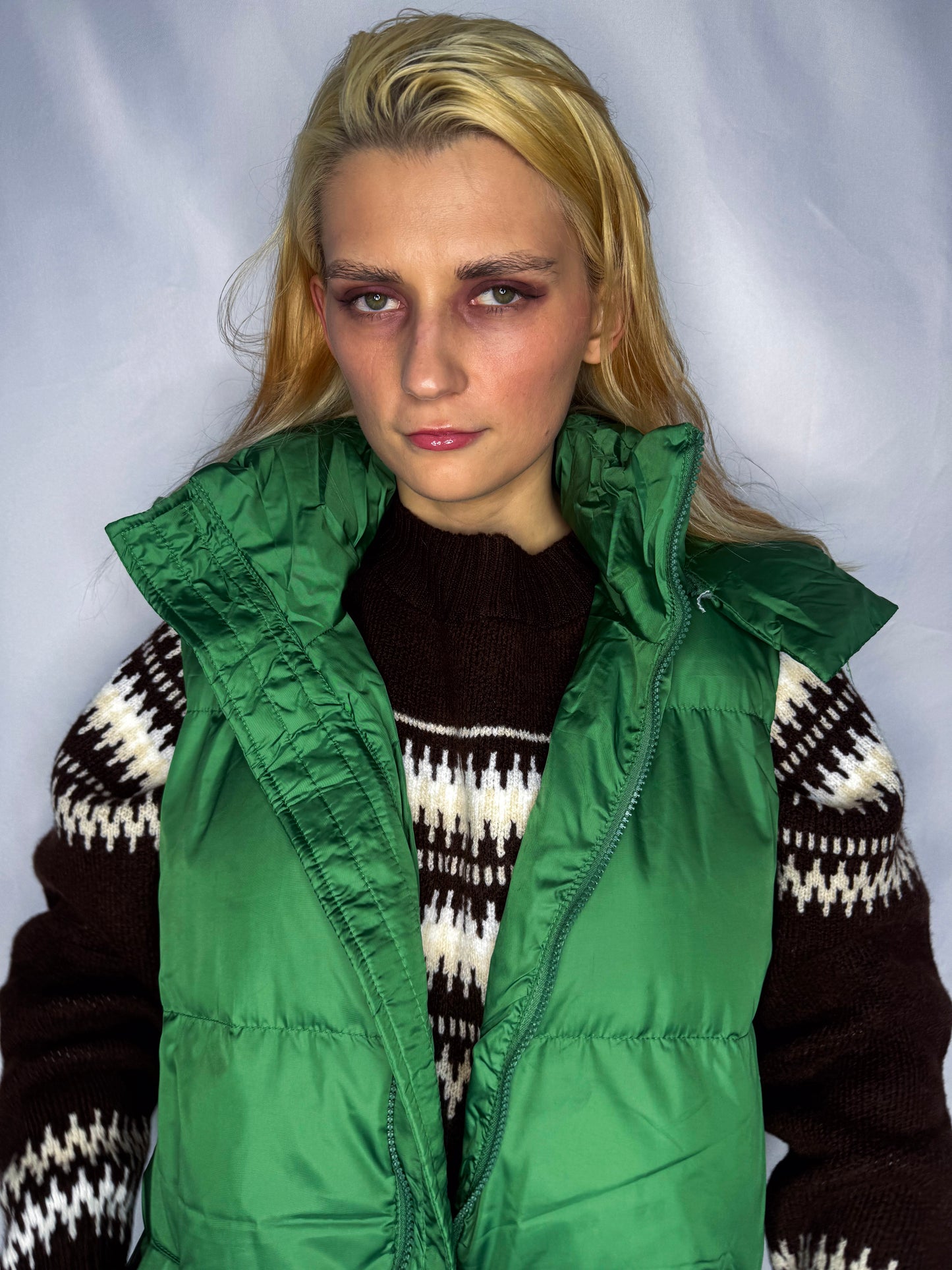 Maxi veste ar kapuci