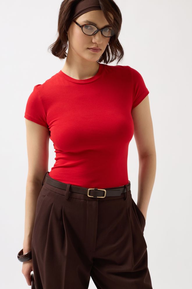 Likras T-krekls - sarkans