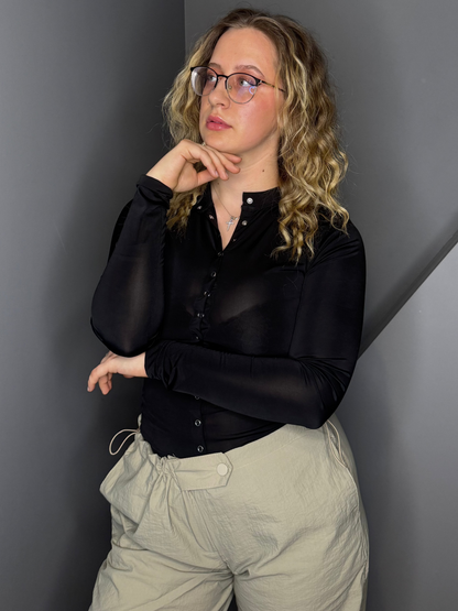 Anna blūze, melna