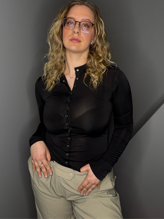 Anna blūze, melna