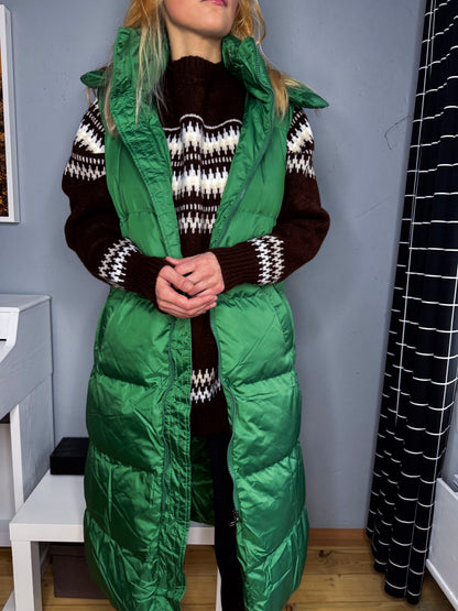 Maxi veste ar kapuci